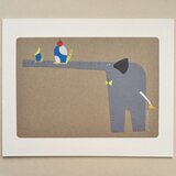 「距離感」切り紙原画作品