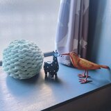 チャンキーニットのクッションオブジェ♡まつぼっくり　シーフォーム