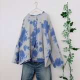 1点もの！ダブルガーゼヘンリーネックブラウス