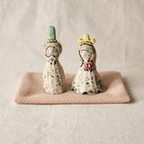 ヘリンボーンのおひなさま