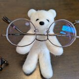 【受注制作】しろくまのメガネスタンド（羊毛フェルト）