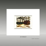 小さな絵「LE CONSULAT」風景画 パリ 版画