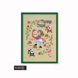 クロスステッチキット♥不思議の国のアリスより…フラミンゴでクロッケー　No.815