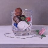 グラスの中の静物