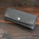 イタリアンレザーメガネケース　バベル　nero　+スポッツ