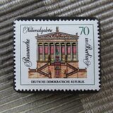 ドイツ　歴史建物切手ブローチ10816