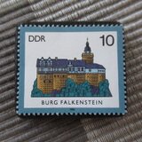 ドイツ　歴史建物切手ブローチ10817