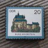 ドイツ　歴史建物切手ブローチ10818