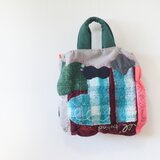 ウールバッグ「BOTANICAL NEON NIGHT」