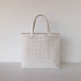 可憐なサークルレース　プチトートバッグ　