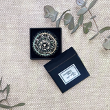 ビーズと刺繍の布ブローチ【一期一会】