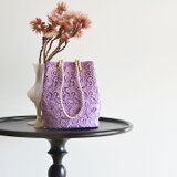 数量限定!   イタリア製　希少上質レース　ヴィオーラ　2way ポシェットマリンバッグ　ミニショルダー　