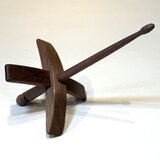 ターキッシュスピンドル　紡ぎ道具　ウォルナット　ウォルナット　ウォルナット