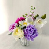 お供え　仏花【アーティフィシャルフラワー】白 胡蝶蘭