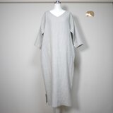 【O様オーダー品】カラーリネン◆ストレートワンピース　◆オーダーサイズ（中厚、リネン100％）