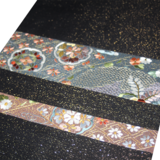 【一点もの】煌めきの共演 中国刺繍 創作なごや帯