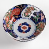 古伊万里 染錦草花文 鉢 F068B