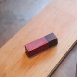 印鑑ケース 12φ~15φ 黒檀×パープルハート