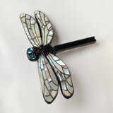 螺鈿ブローチ　蜻蛉