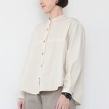back slit shirts / cream