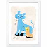 きょうも遊んで　イヌ　送料無料 　イイネたのしいポスター　イラスト　ポスター　アートポスター　アート/sei検索新着順　4016