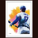 アート・オータニ　野球　送料無料 　イイネたのしいポスター　イラスト　アートポスター　アート/sei検索新着順　4020