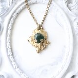 【Julia Bartolomei】カボション ネックレス ＊ Crafted Elegance1960s-1970s