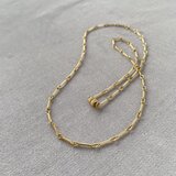 光をリレーする ✧ 14kgf バーチェーンネックレス｜マグネットクラスプ仕様（45cm／50cm／60cm）