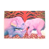 アジアゾウの親子【ポストカード】（2枚セット）