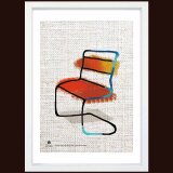 捨てられないイス　送料無料 　イイネたのしいポスター　イラスト　ポスター　アートポスター　アート/sei検索新着順　4023