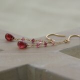 【K14GF】フランボワーズピアス