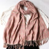 ふんわり心地よい　草木染シルクショール（スプリングブーケ）