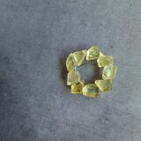 ミモザ色の石【レモンクォーツ】のサークル