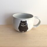 スープカップ（ツキノワグマ・白）