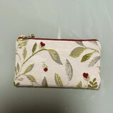 フランス生地　オリーブの木と実のポーチ MS　コスメ入れ　薬入れ　カード入れなど