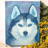 シベリアンハスキー【絵画】