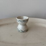 【D】フランスアンティーク　コクティエ　エッグスタンド　エッグカップ