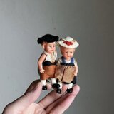 ドイツ　セルロイドドールのカップル