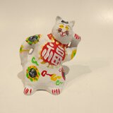 招き猫土人形（イビイノリアキ)