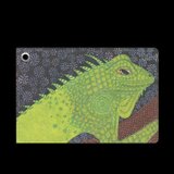 【グリーンイグアナ・リグネラ】静かな研究と小さな騒動｜パスケース（サラサラ仕上げ）