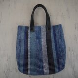 裂き織りバッグ BL