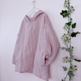 リネンポッケ付きパーカー