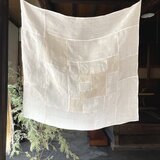 手績み麻布のつなぎ布 - Japanese hemp and ramie cloth -
