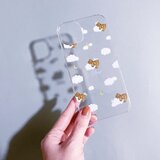 Sleep おやすみテディベア｜made in bear（iPhone / Android対応 クリア スマホケース）