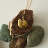 アンモナイトのネックレス