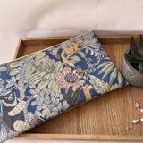 裏付き　ぺたんこラミネートポーチ　ジャングルの仲間　サル