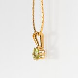【新作】ペリドットネックレス/14kgf/ギフト