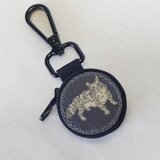 猫の小銭入れ（猫3）　リバティプリント使用