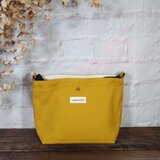 サコッシュ31　マスタード31　帆布生地　【よこ】