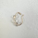 ヴィンテージガラスビーズのイヤカフ（片耳）